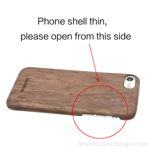 2016 KEVLAR Fibre Halloween gift blank Walnut wood phone case for iphone 6